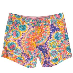 HTF Lilly Pulitzer Callahan 5" Shorts sz 0  Written in the Sun Holy Grail
